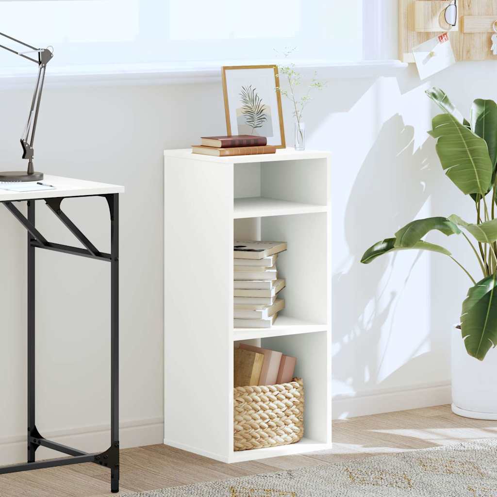 vidaXL Book Cabinet White 34x31x80 cm Engineered Wood