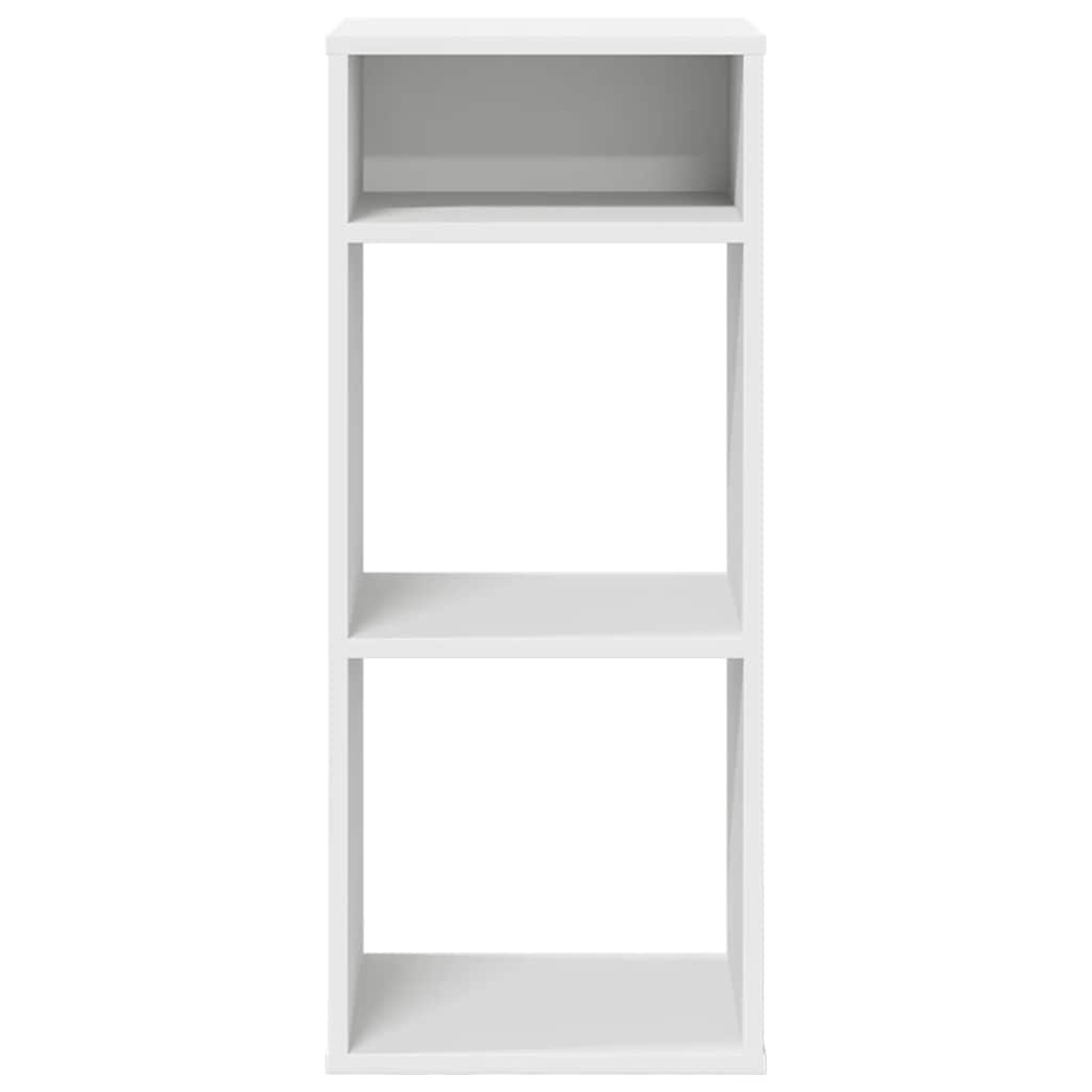 vidaXL Book Cabinet White 34x31x80 cm Engineered Wood