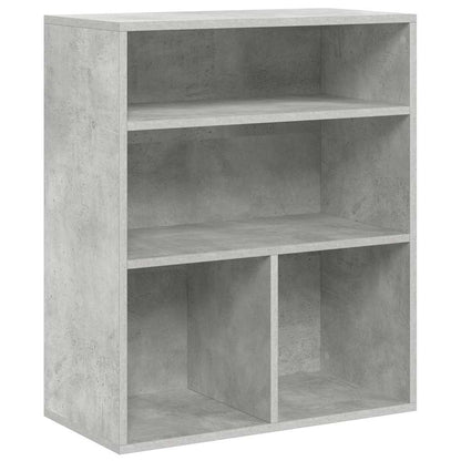 vidaXL Book Cabinet Concrete Grey 60x30x71.5 cm Engineered Wood