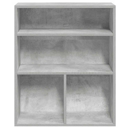 vidaXL Book Cabinet Concrete Grey 60x30x71,5 cm Engineered Wood