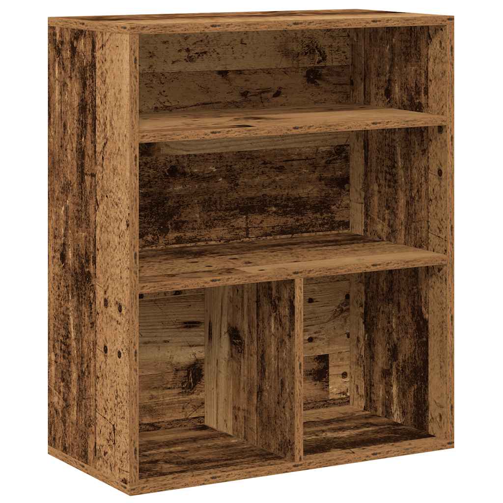 vidaXL Book Cabinet Old Wood 60x30x71,5 cm Engineered Wood