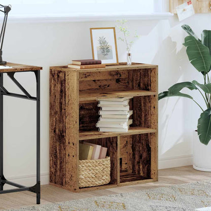 vidaXL Book Cabinet Old Wood 60x30x71,5 cm Engineered Wood