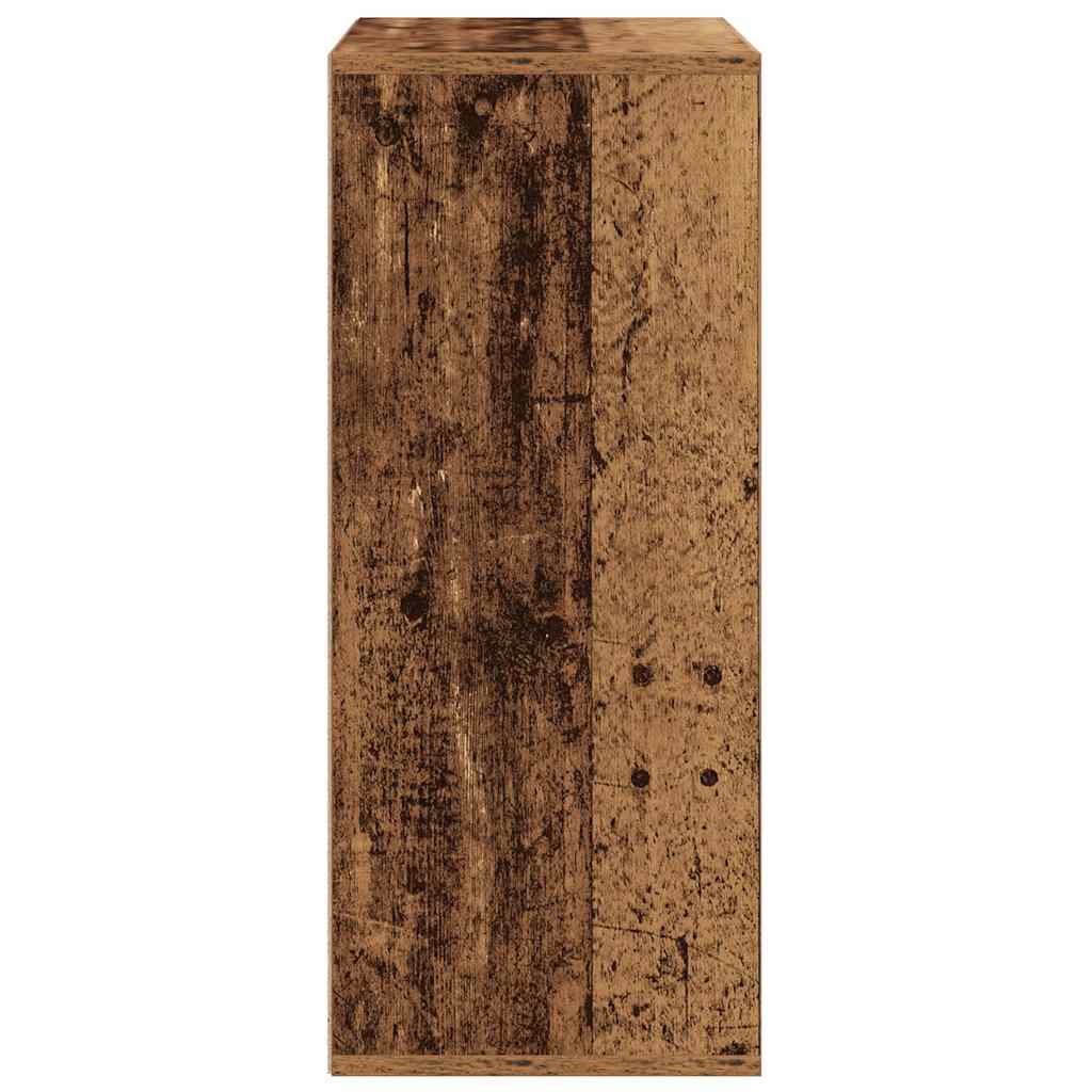 vidaXL Book Cabinet Old Wood 60x30x71,5 cm Engineered Wood