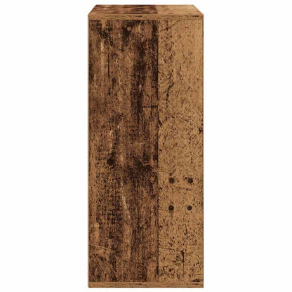 vidaXL Book Cabinet Old Wood 60x30x71,5 cm Engineered Wood