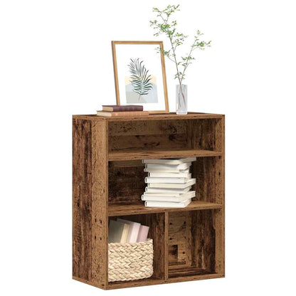 vidaXL Book Cabinet Old Wood 60x30x71,5 cm Engineered Wood