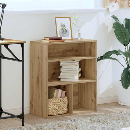 vidaXL Book Cabinet Artisan Oak 60x30x71,5 cm Engineered Wood