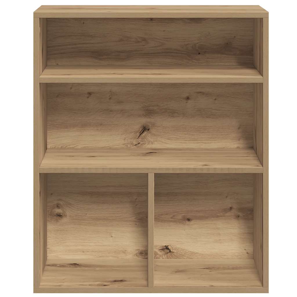 vidaXL Book Cabinet Artisan Oak 60x30x71,5 cm Engineered Wood