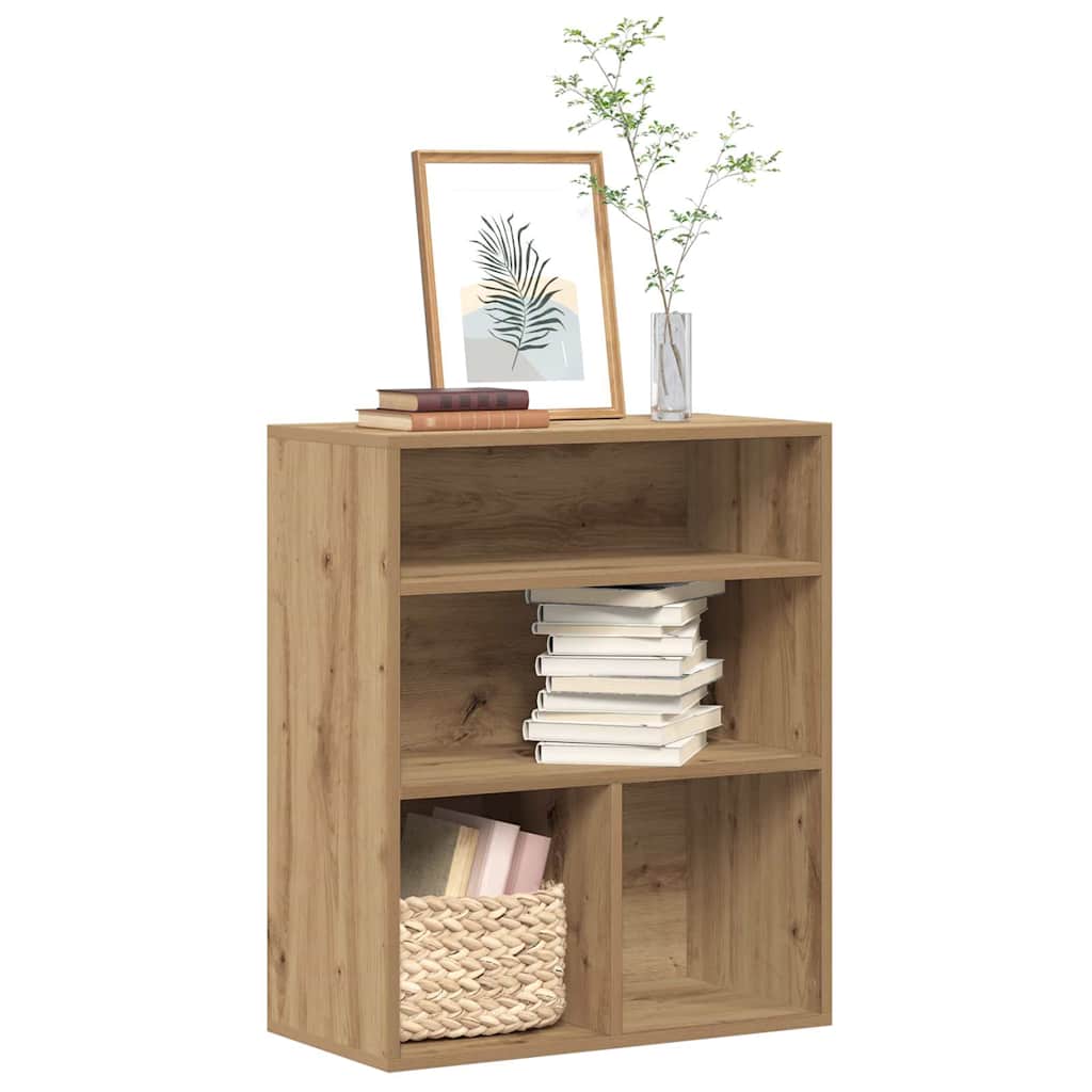 vidaXL Book Cabinet Artisan Oak 60x30x71,5 cm Engineered Wood