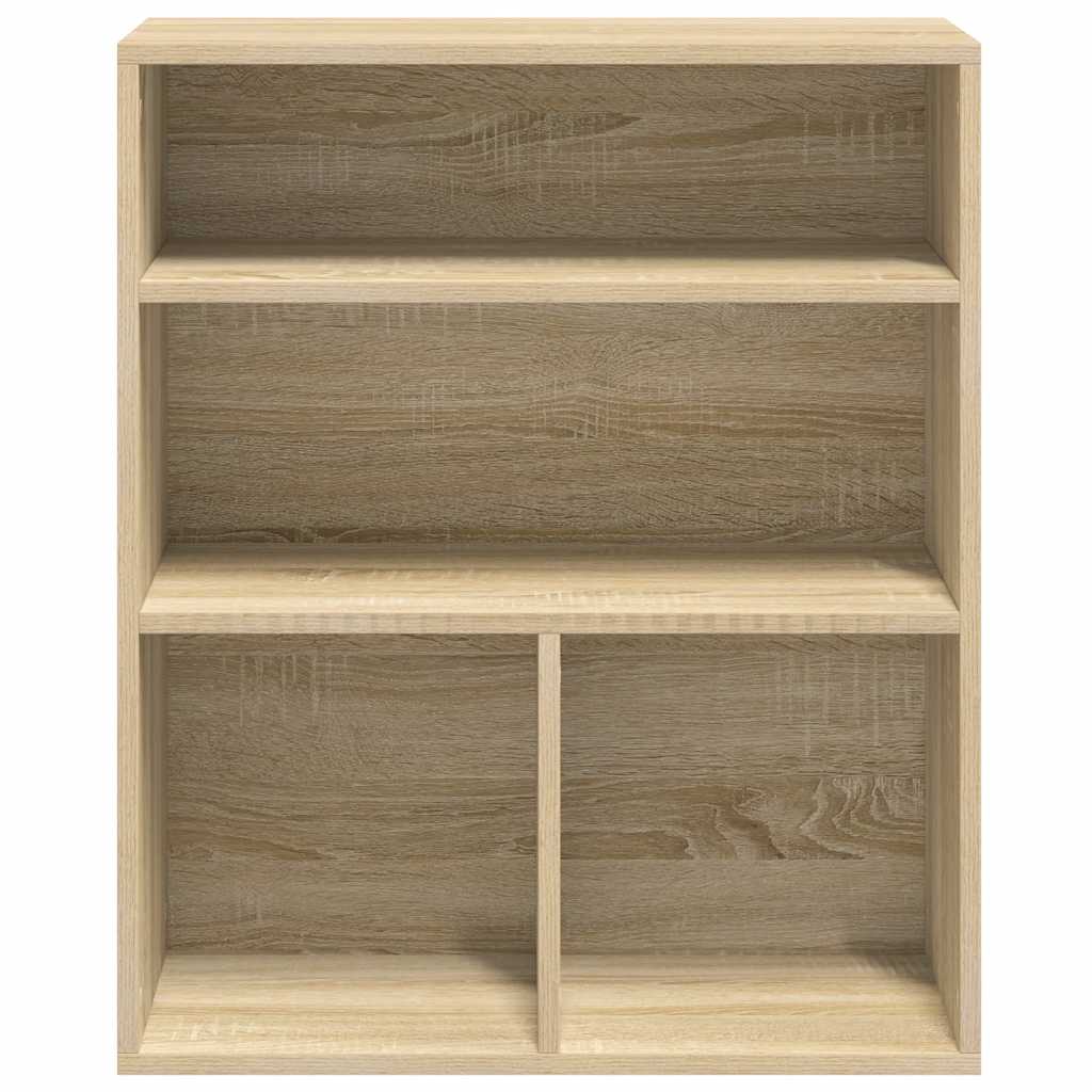 vidaXL Book Cabinet Sonoma Oak 60x30x71,5 cm Engineered Wood