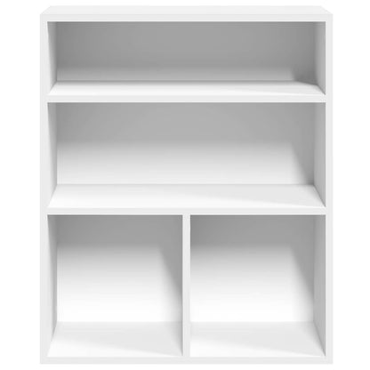 vidaXL Book Cabinet White 60x30x71,5 cm Engineered Wood