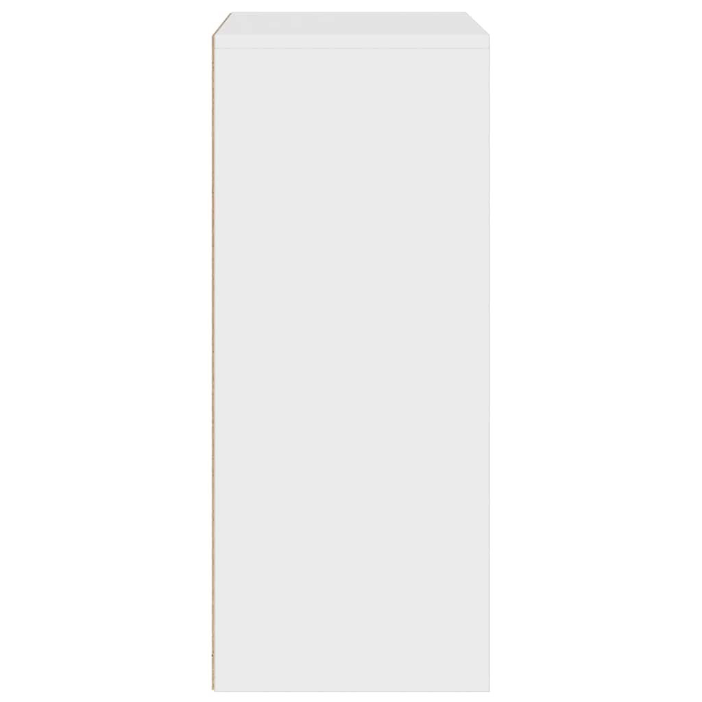 vidaXL Book Cabinet White 60x30x71.5 cm Engineered Wood