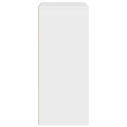 vidaXL Book Cabinet White 60x30x71.5 cm Engineered Wood
