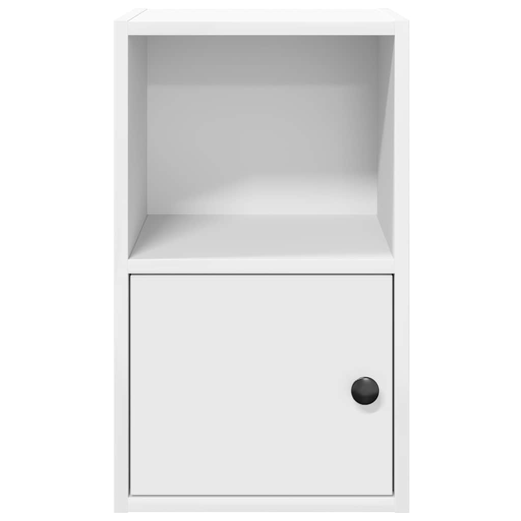 vidaXL Bookcase White 31x24x52 cm Engineered Wood