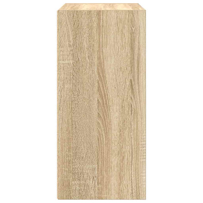 vidaXL Bookcase Sonoma Oak 31x24x52 cm Engineered Wood