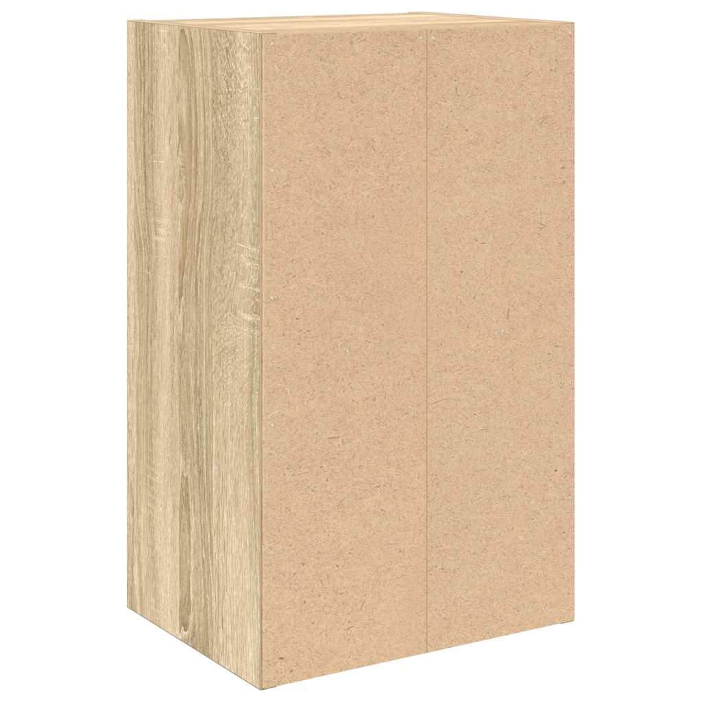 vidaXL Bookcase Sonoma Oak 31x24x52 cm Engineered Wood