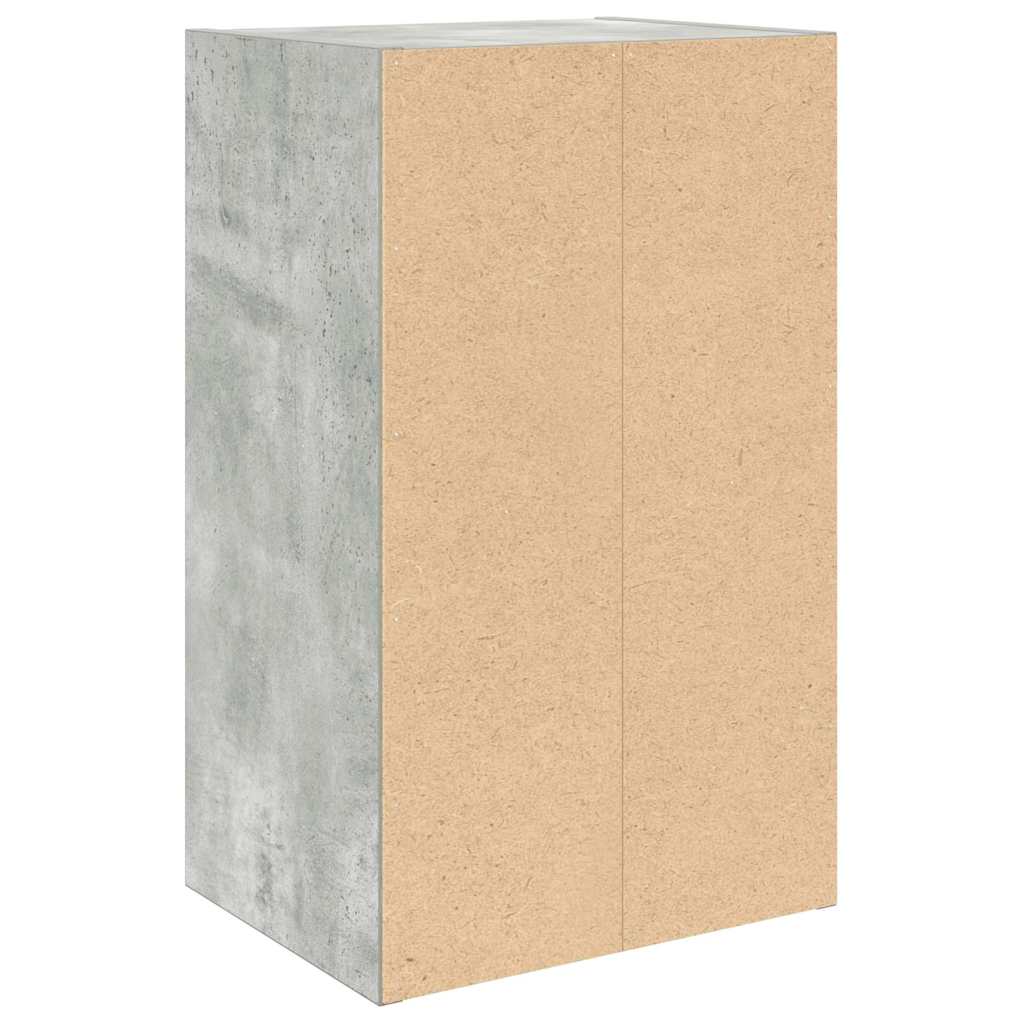 vidaXL Bookcase Concrete Grey 31x24x52 cm Engineered Wood