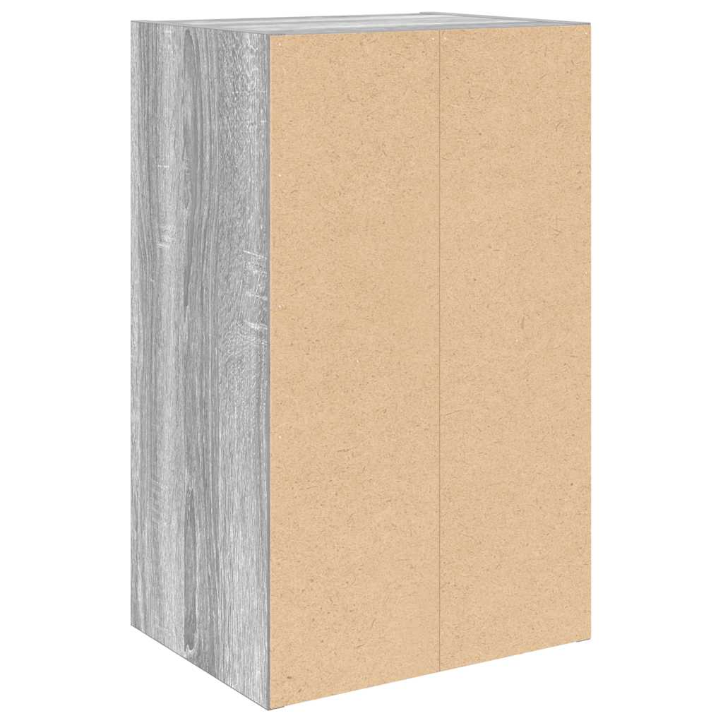 vidaXL Bookcase Grey Sonoma 31x24x52 cm Engineered Wood