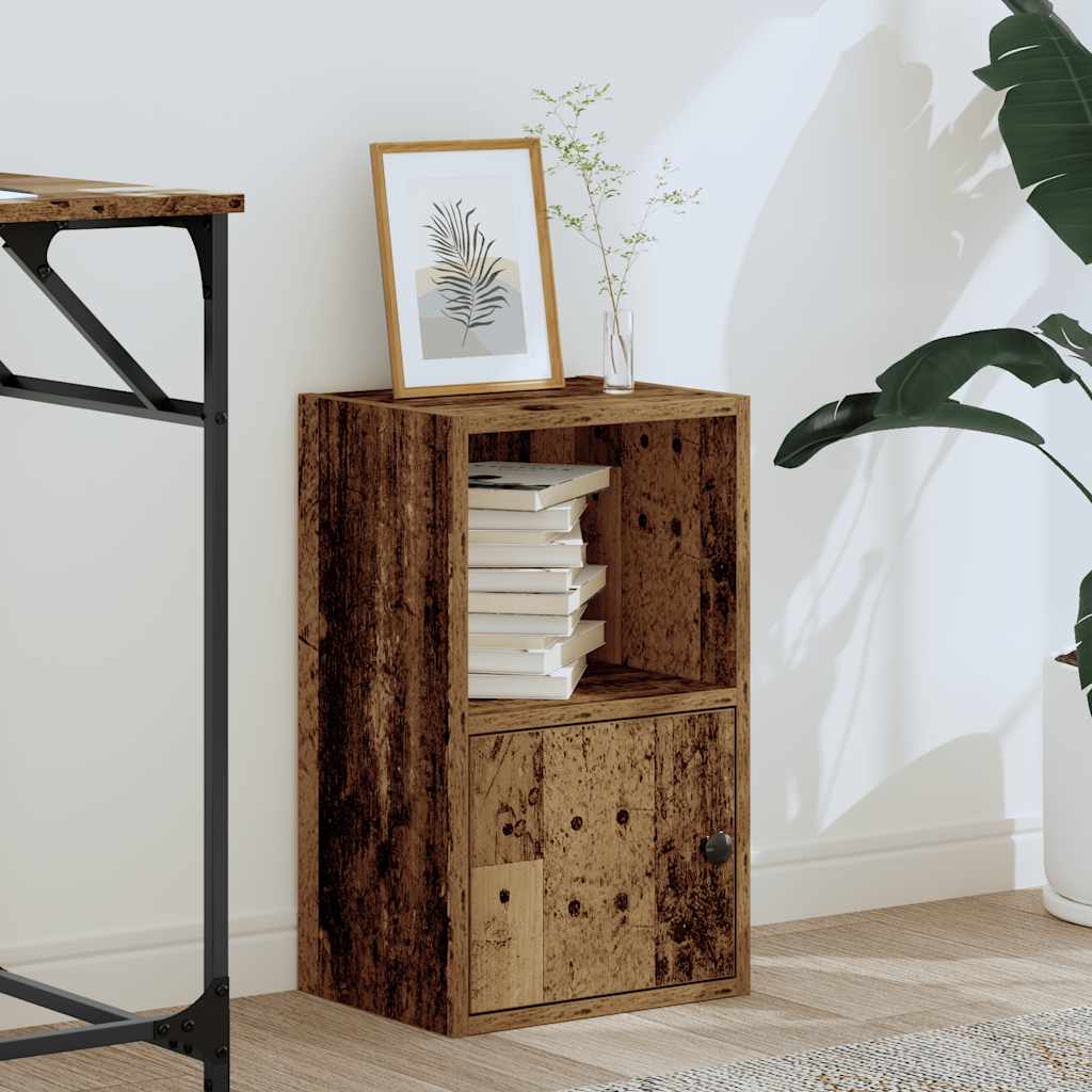 vidaXL Bookcase Old Wood 31x24x52 cm Engineered Wood