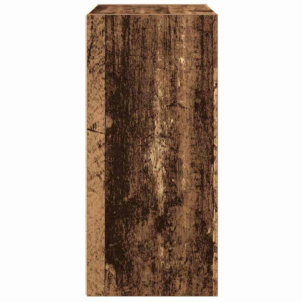 vidaXL Bookcase Old Wood 31x24x52 cm Engineered Wood