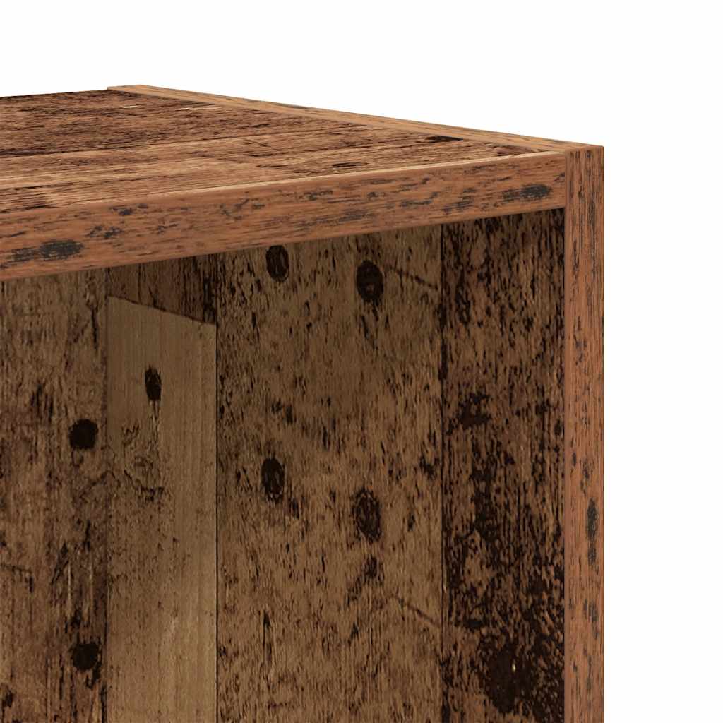 vidaXL Bookcase Old Wood 31x24x52 cm Engineered Wood