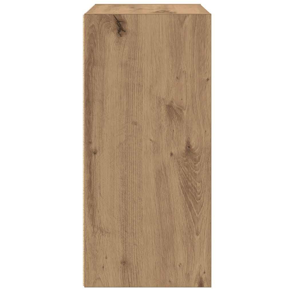 vidaXL Bookcase Artisan Oak 31x24x52 cm Engineered Wood