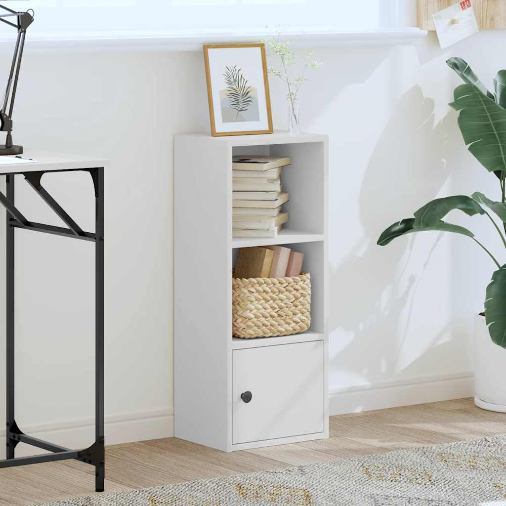 vidaXL Bookcase White 31x24x77 cm Engineered Wood