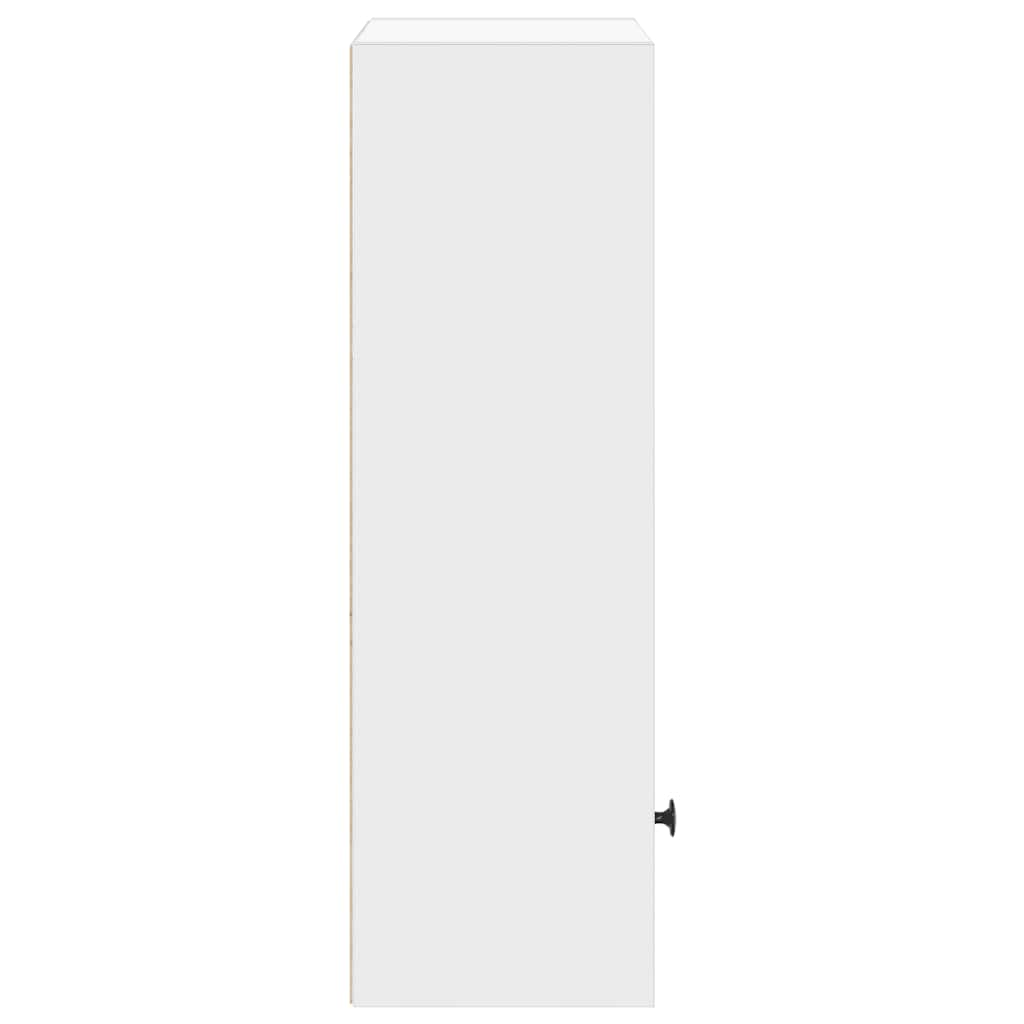vidaXL Bookcase White 31x24x77 cm Engineered Wood
