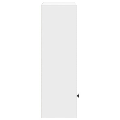 vidaXL Bookcase White 31x24x77 cm Engineered Wood