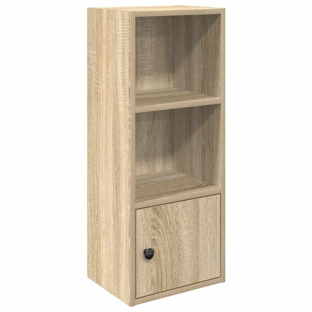 vidaXL Bookcase Sonoma Oak 31x24x77 cm Engineered Wood