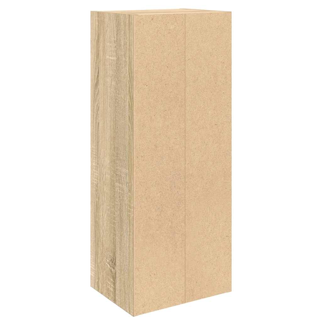 vidaXL Bookcase Sonoma Oak 31x24x77 cm Engineered Wood