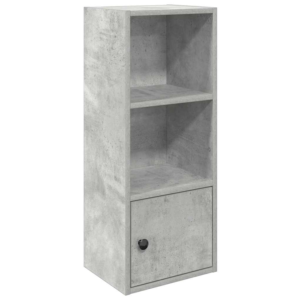 vidaXL Bookcase Concrete Grey 31x24x77 cm Engineered Wood