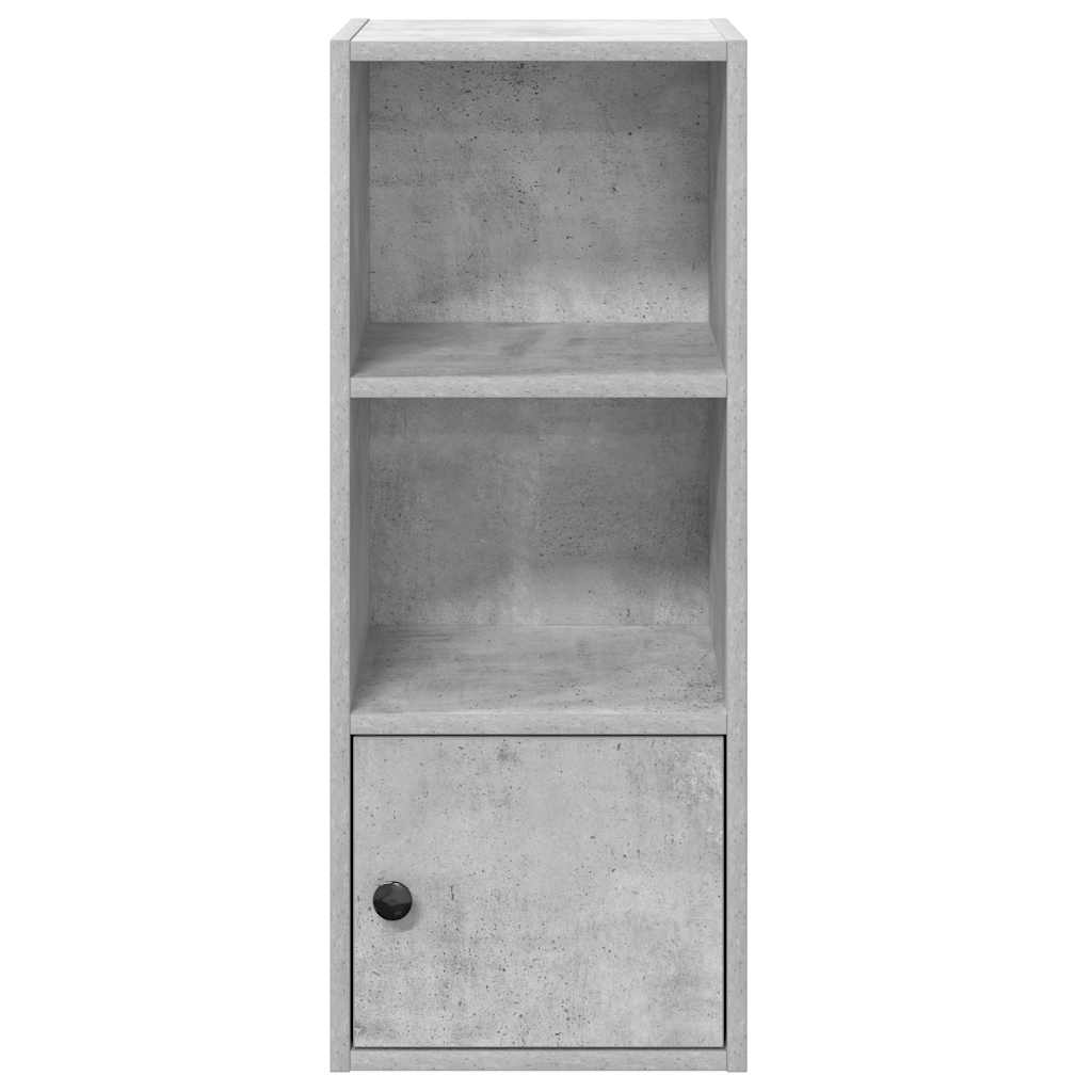 vidaXL Bookcase Concrete Grey 31x24x77 cm Engineered Wood