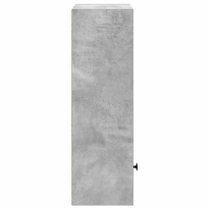 vidaXL Bookcase Concrete Grey 31x24x77 cm Engineered Wood