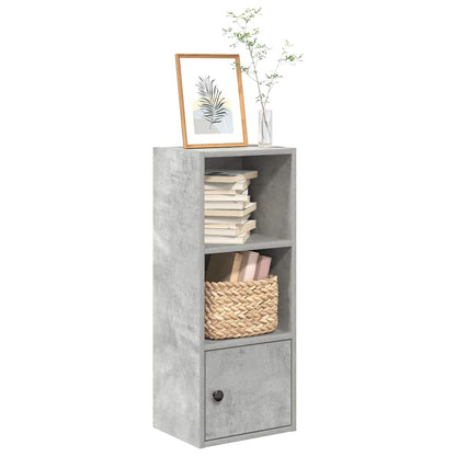 vidaXL Bookcase Concrete Grey 31x24x77 cm Engineered Wood