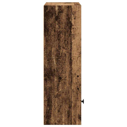vidaXL Bookcase Old Wood 31x24x77 cm Engineered Wood