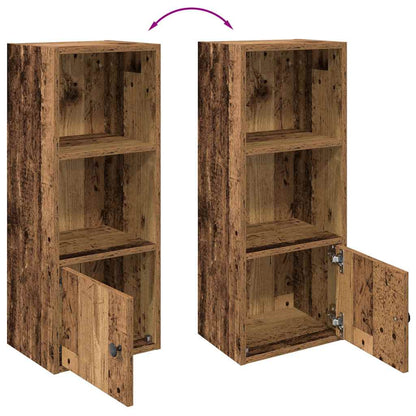 vidaXL Bookcase Old Wood 31x24x77 cm Engineered Wood