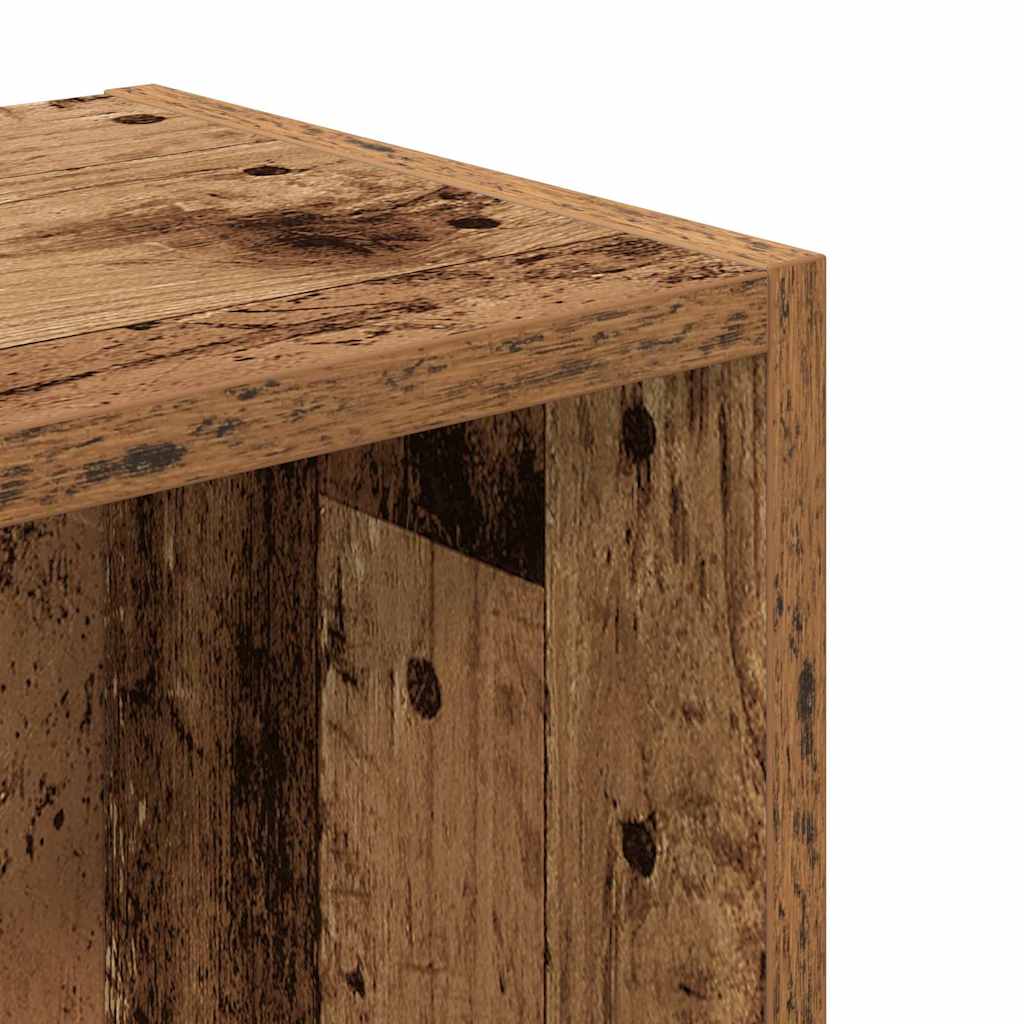 vidaXL Bookcase Old Wood 31x24x77 cm Engineered Wood