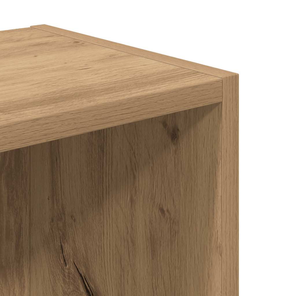 vidaXL Bookcase Artisan Oak 31x24x77 cm Engineered Wood