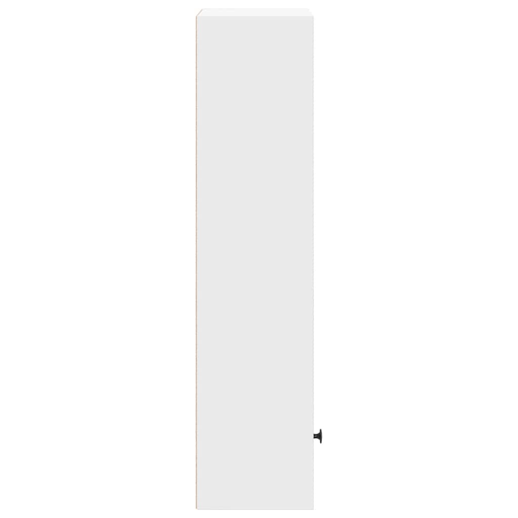 vidaXL Bookcase White 31x24x102 cm Engineered Wood