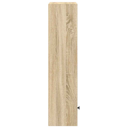 vidaXL Bookcase Sonoma Oak 31x24x102 cm Engineered Wood