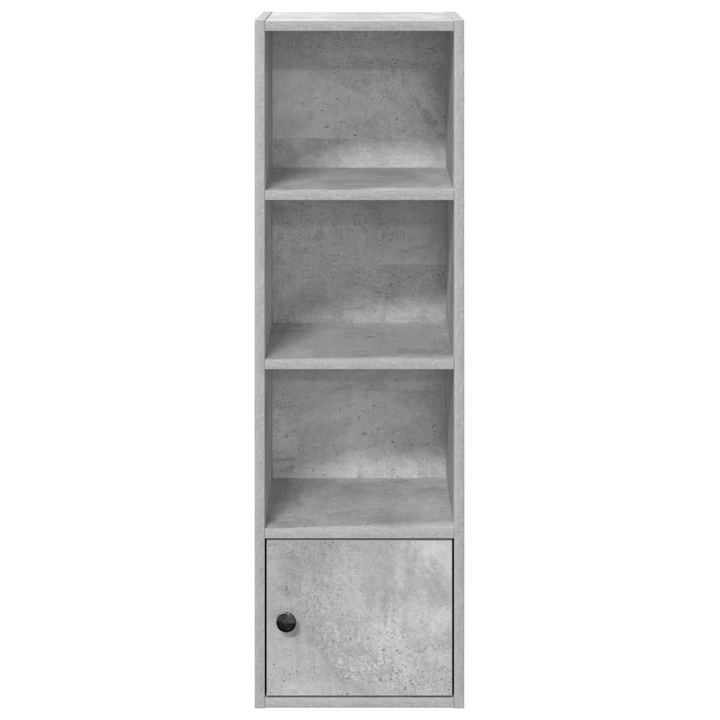 vidaXL Bookcase Concrete Grey 31x24x102 cm Engineered Wood