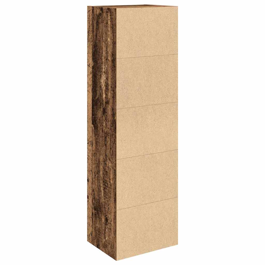 vidaXL Bookcase Old Wood 31x24x102 cm Engineered Wood