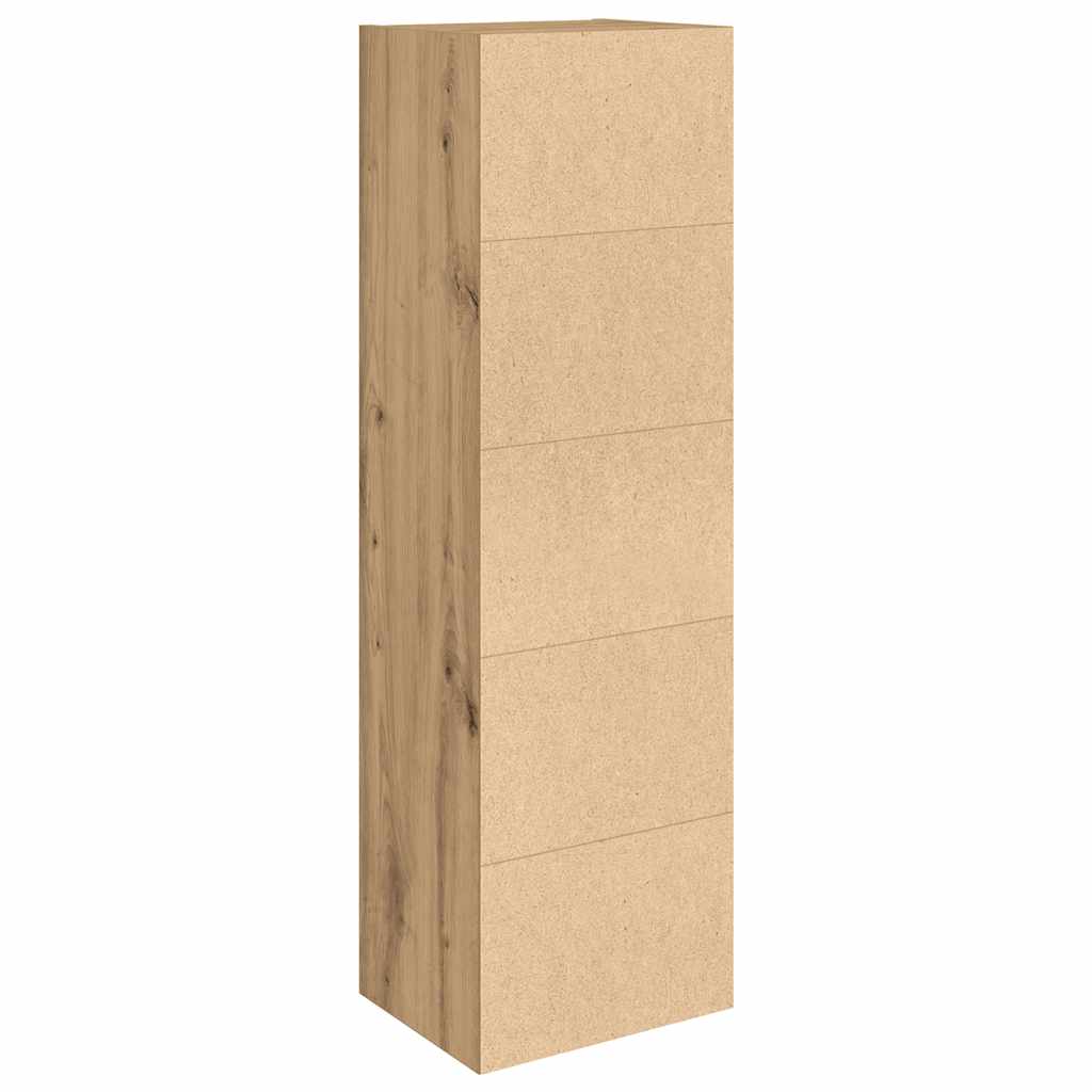 vidaXL Bookcase Artisan Oak 31x24x102 cm Engineered Wood