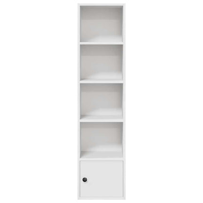 vidaXL Bookcase White 31x24x127 cm Engineered Wood
