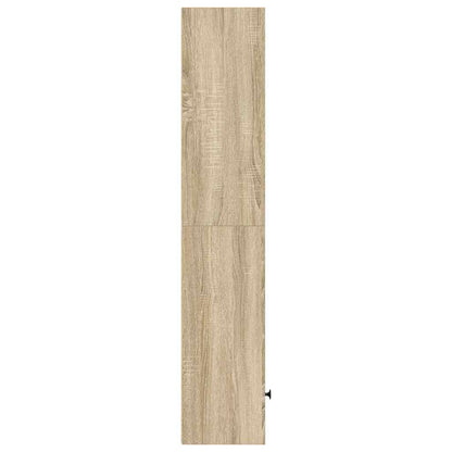 vidaXL Bookcase Sonoma Oak 31x24x127 cm Engineered Wood