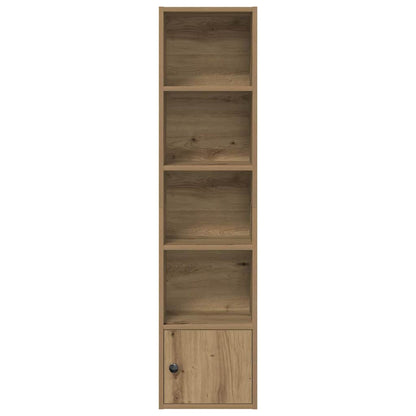 vidaXL Bookcase Artisan Oak 31x24x127 cm Engineered Wood