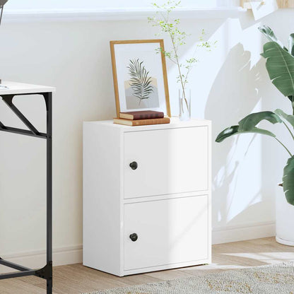vidaXL Bookcase White 40x24x52 cm Engineered Wood