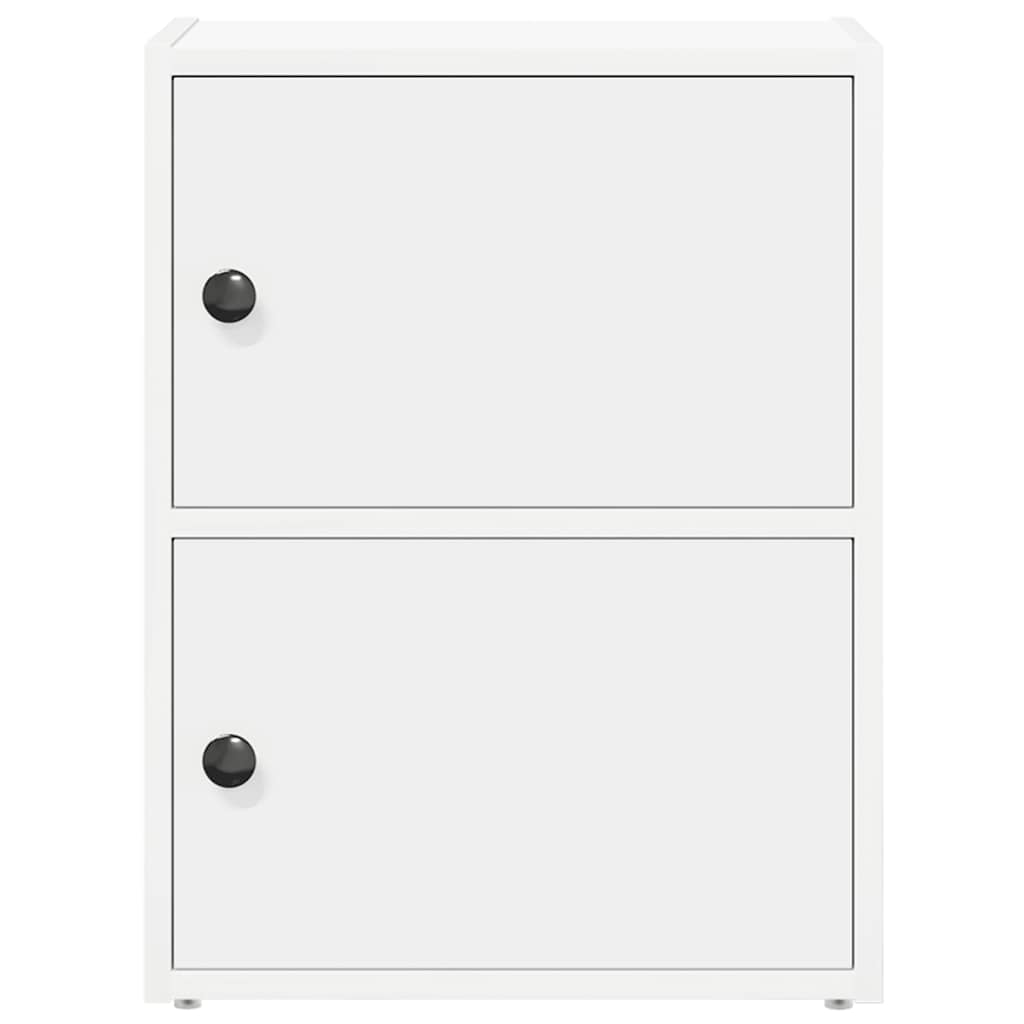 vidaXL Bookcase White 40x24x52 cm Engineered Wood