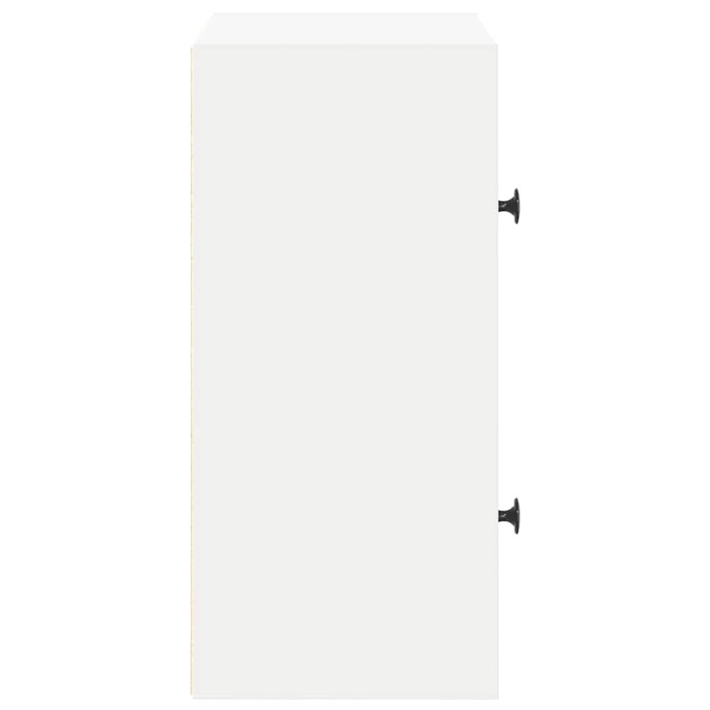 vidaXL Bookcase White 40x24x52 cm Engineered Wood