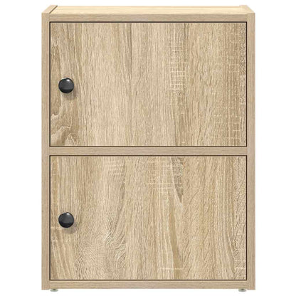 vidaXL Bookcase Sonoma Oak 40x24x52 cm Engineered Wood